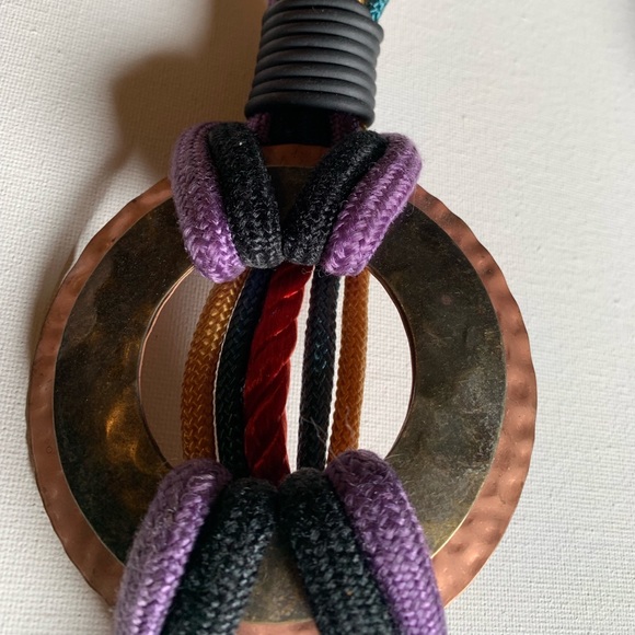 Vintage wide belt corded boho indie rope - Picture 4 of 10